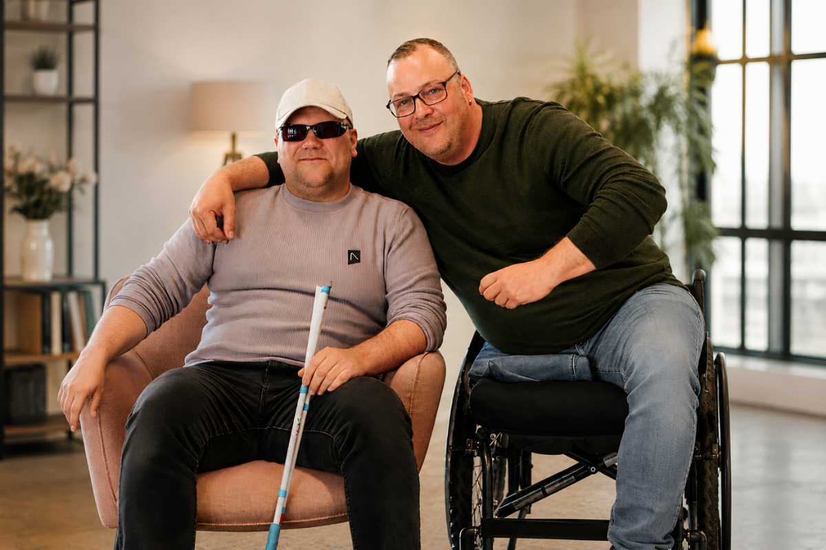 Alex und Marcel, die Gründer von InkluFusion, im Portrait.